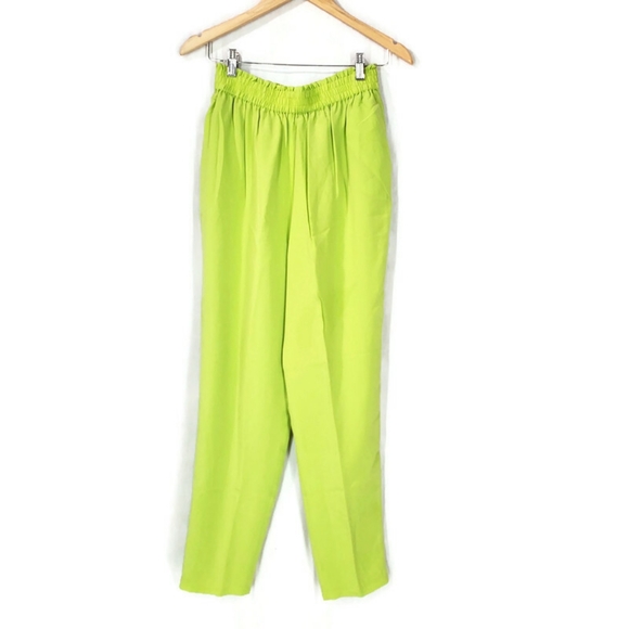 Diane Gillman Vintage 100% Silk Tiger Lily 3 Piece Sequins Pants Suit Blouse Art - Picture 4 of 16